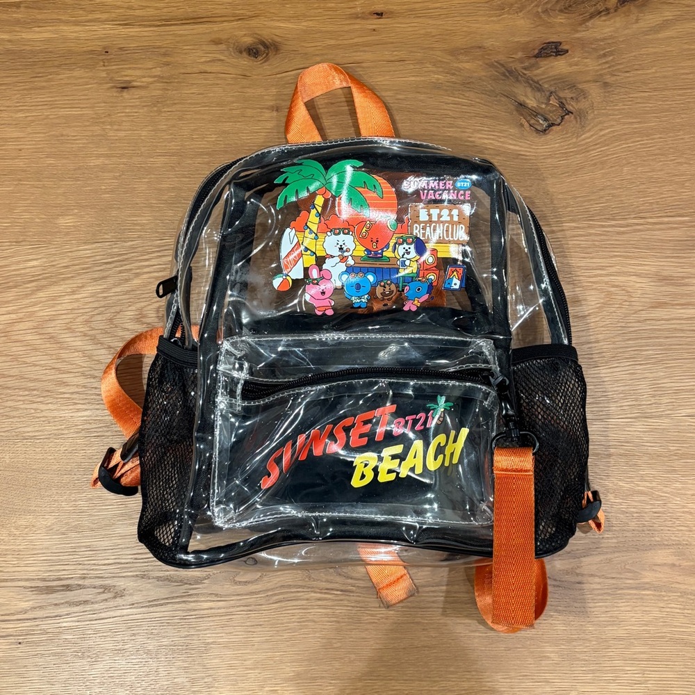 Line Friends BT21 Sunset Beach Mini Backpack